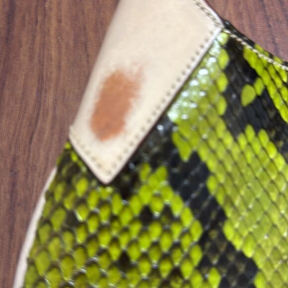 Dolce & Gabbana Python & Leather Satchel Shoulder Bag. - Picture 6 of 8